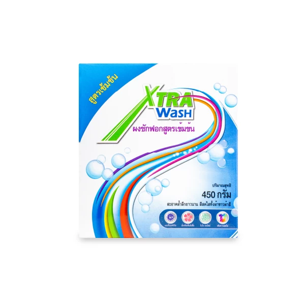 เอ็กซ์ตร้า วอช ผงซักฟอกสูตรเข้มข้น (450 กรัม)